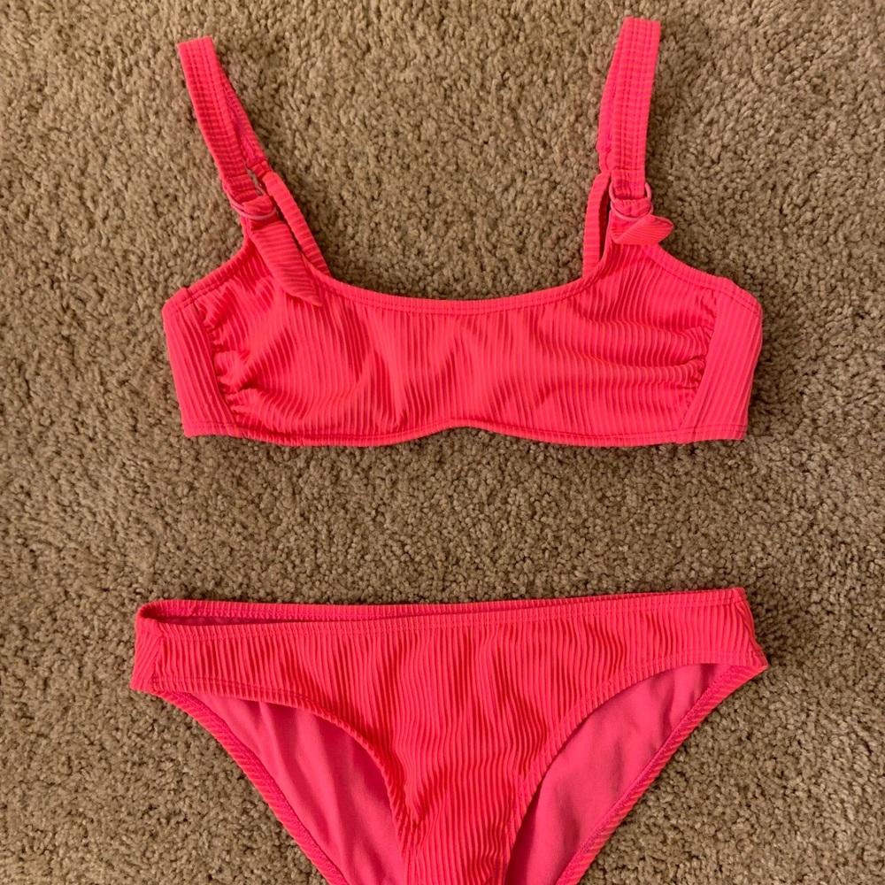 Pink swimsuit
